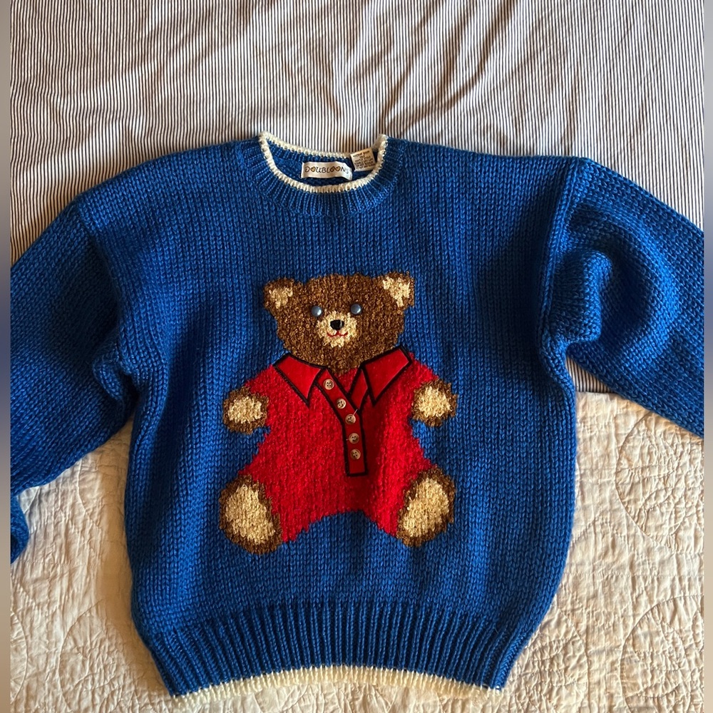 Teddy bear sweater